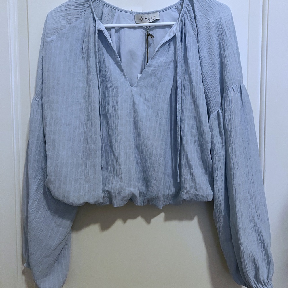 Nordstrom Blue Blouse